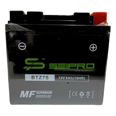 BATERIA BTZ7S / YTZ7S ACTIVADA SEIPRO BATTERY
