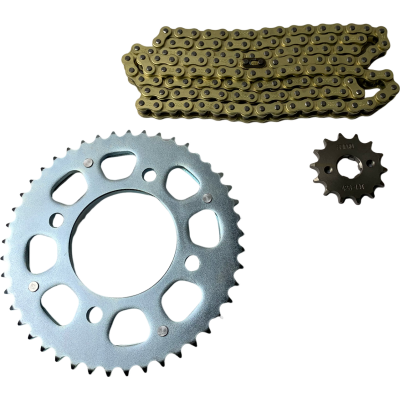 KIT TRANSMISION CB 190 R HONDA 45D /14D C DORADA SEIPRO RACING KIT TRANSMISION CB 190 R HONDA 45D /14D C DORADA SEIPRO RACING