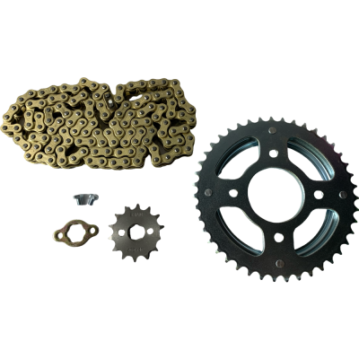 KIT TRANSMISION CB1 / TWISTER 125 HONDA 43D / 14D 428H-122L C DORADA RACING SEIPRO KIT TRANSMISION CB1 / TWISTER 125 HONDA 43D / 14D 428H-122L C DORADA RACING SEIPRO