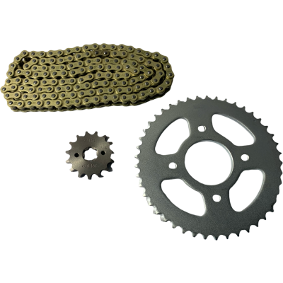 KIT TRANSMISION GIXXER 150 SF / DI SUZUKI 45D / 15D 428H C DORADA SEIPRO RACING KIT TRANSMISION GIXXER 150 SF / DI SUZUKI 45D / 15D 428H C DORADA SEIPRO RACING