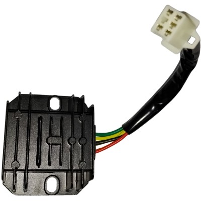 RECTIFICADOR CORRIENTE CG 150 MONOFASICO 5 CABLES ( 1 ROJO / 2 AMARILLOS / 1 NEGRO / 1 VERDE ) SEIPRO